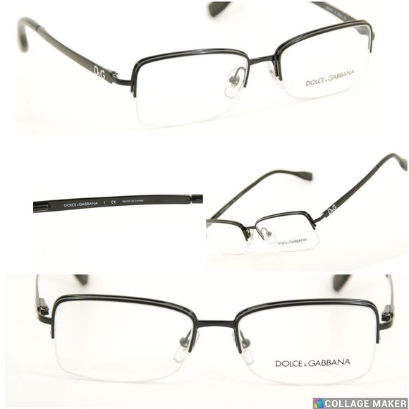 NEW Dolce & Gabbana D&G 5107 Black 01 eyeglasses